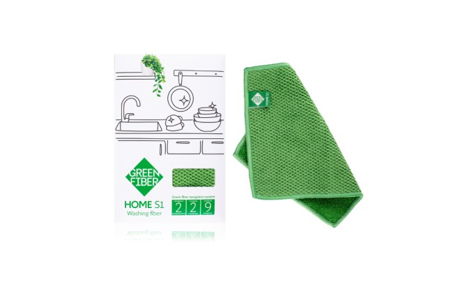 Green Fiber HOME S1, Файбер для мытья посуды, зеленый Green Fiber HOME S1, Файбер для мытья посуды, зеленый