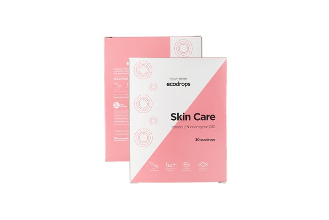 Карамель леденцовая Healthberry Ecodrops SkinCare, 30 шт