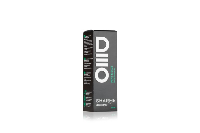 SHARME DEO SPRAY Body Deodorant Mint & Sage/ Дезодорант «Мята & шалфей»