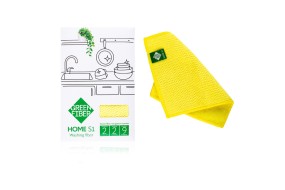 Green Fiber HOME S1, Файбер для мытья посуды, желтый