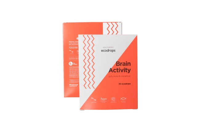 Карамель леденцовая Healthberry Ecodrops Brain Activity, 30 шт