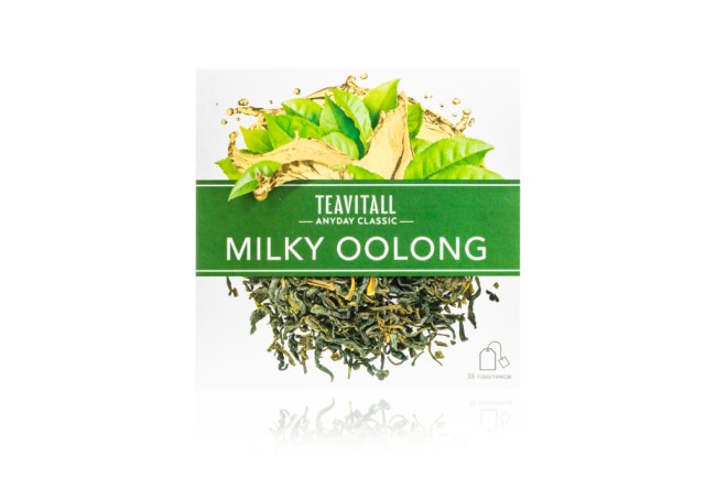 Чай зелёный TEAVITALL CLASSIC «Молочный улун» / Green tea TEAVITALL CLASSIC «Milky Oolong», 38 фильтр-пакетов