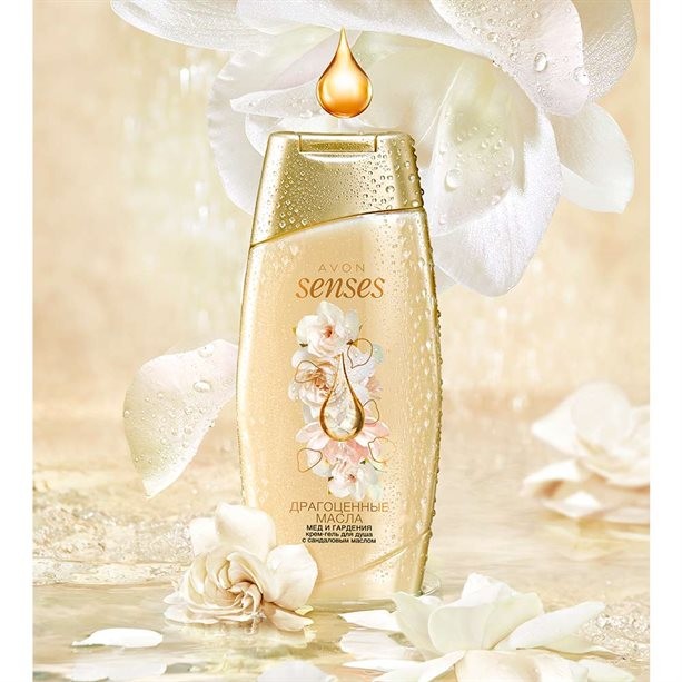 Крем-гель для душа "Мед и гардения", 250 мл