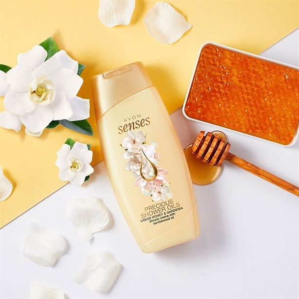 Крем-гель для душа "Мед и гардения", 250 мл