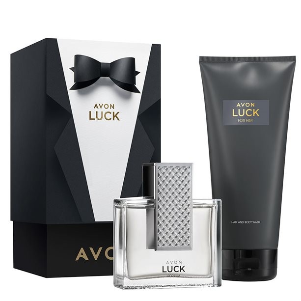 Парфюмерно-косметический набор "Avon Luck для него" Парфюмерно-косметический набор "Avon Luck для него"