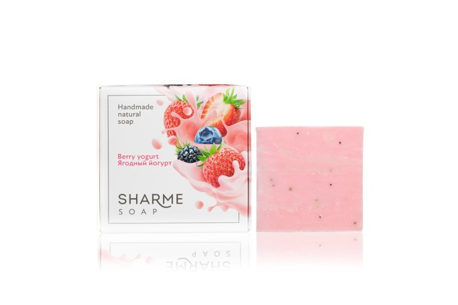 Мыло SHARME SOAP Ягодный йогурт/Berry yogurt