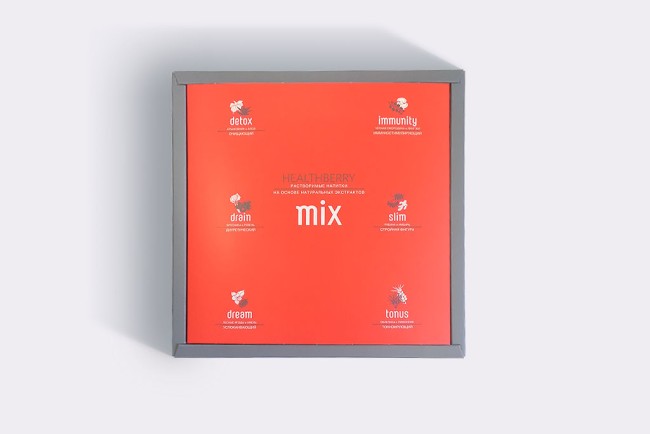 Набор растворимых напитков Healthberry MIX, 6 видов по 7 саше