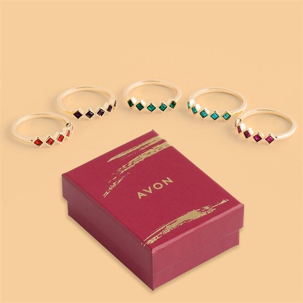 Набор колец "Мэдисон" (5 шт.)