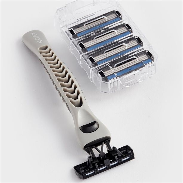 Мужской бритвенный станок со сменными кассетами (5 шт.)