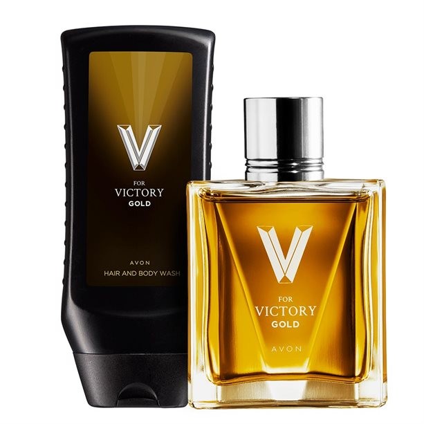 Набор Avon V for Victory Gold