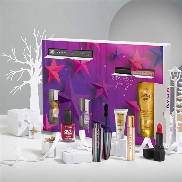 Парфюмерно-косметический набор "Адвент-календарь: 12 дней красоты"