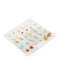 Набор сережек "Кристал" (15 пар)