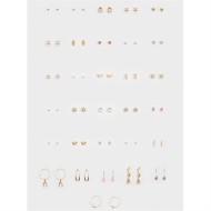 Набор сережек "Глория" (31 пара)