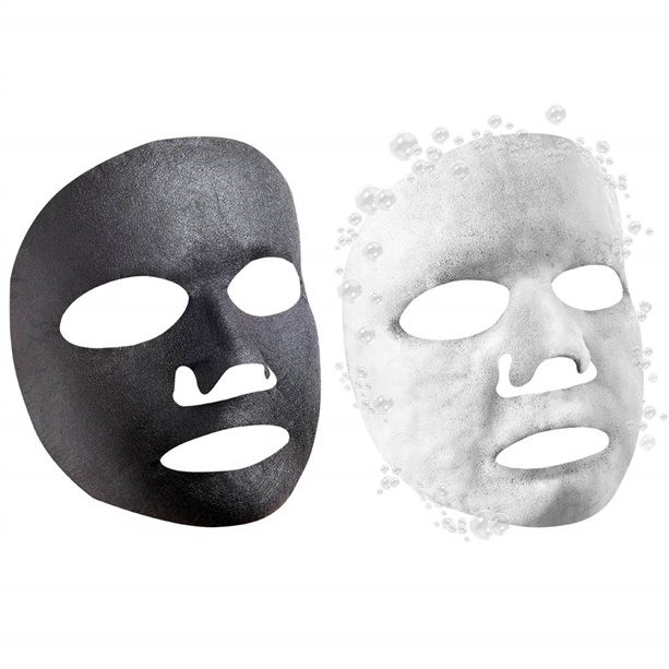 Пузырьковая тканевая маска для лица против черных точек