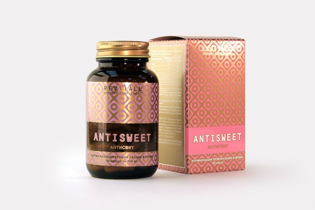 Revitall ANTISWEET, 60 капсул