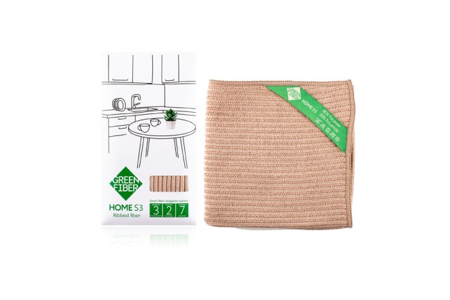 Green Fiber HOME S3, Файбер ребристый, бежевый