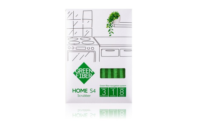 Green Fiber HOME S4, Скрабер Твист, зеленый