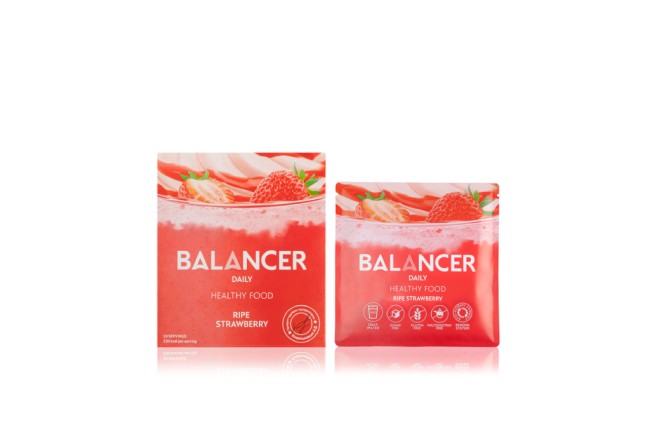 Коктейль BALANCER со вкусом «Спелая клубника», 10 шт