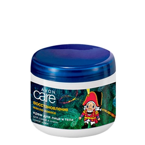 Крем для лица и тела "Масло кокоса. Восстановление", 400 мл