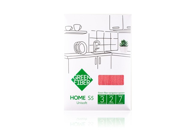 Green Fiber HOME S5, Файбер вельветовый, коралловый