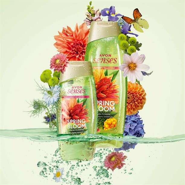 Увлажняющий гель для душа "Весенний букет", 250 мл