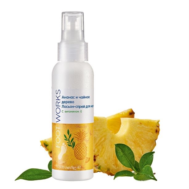 Лосьон-спрей для ног "Ананас и чайное дерево", 100 мл