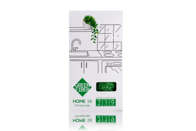 Green Fiber HOME S8, Губка Инволвер, зеленая Green Fiber HOME S8, Губка Инволвер, зеленая