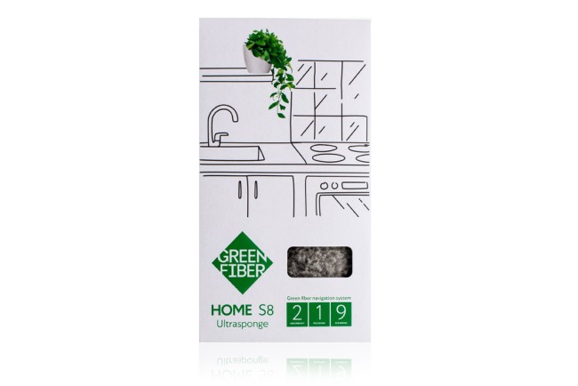 Green Fiber HOME S8, Губка Инволвер, серая