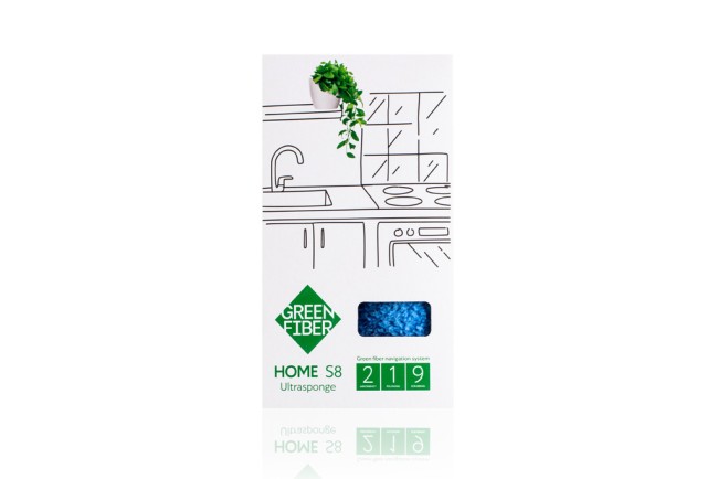 Green Fiber HOME S8, Губка Инволвер, голубая Green Fiber HOME S8, Губка Инволвер, голубая