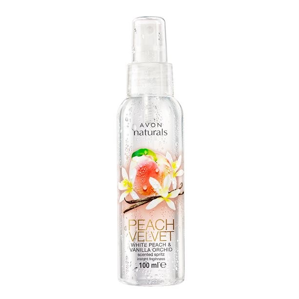 Освежающий лосьон-спрей для тела "Белый персик и ванильная орхидея", 100 мл