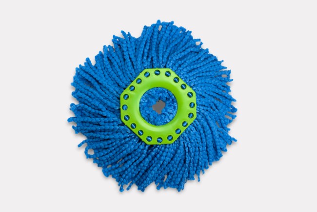 Насадка из микроволокна для швабры Aquamatic Turbo синяя