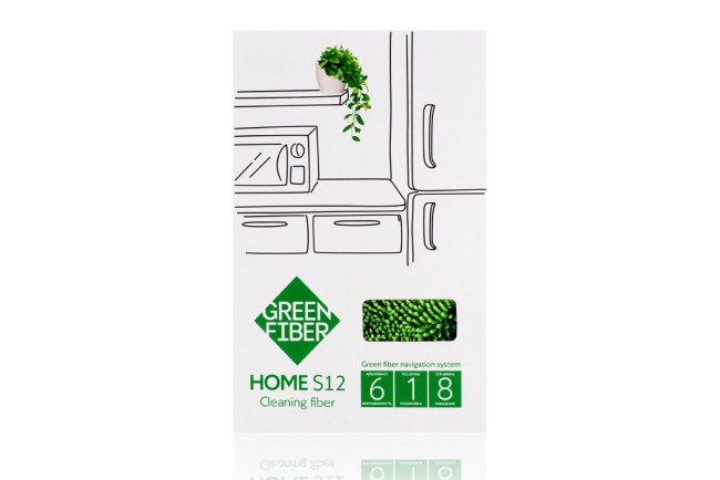 Green Fiber HOME S12, Файбер Твист, зеленый