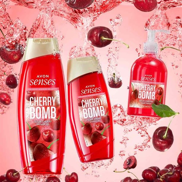 Гель для душа "Спелая вишня", 500 мл