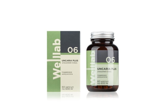 Welllab UNCARIA PLUS, 60 капсул