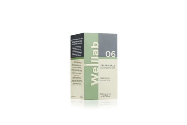 Welllab UNCARIA PLUS, 60 капсул