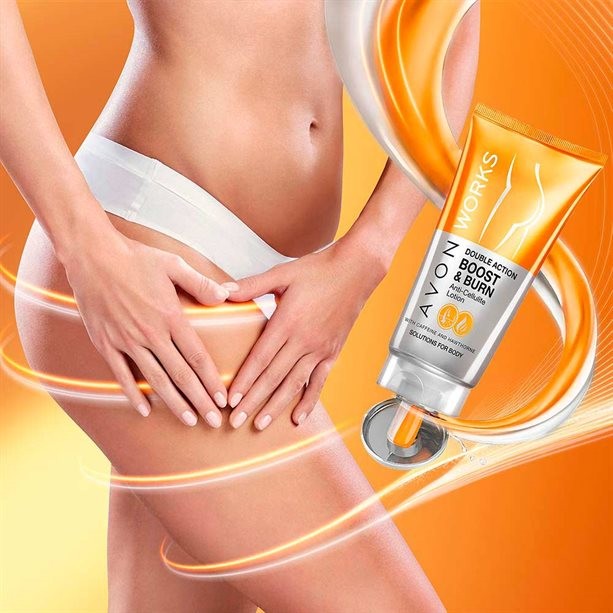 Антицеллюлитный лосьон для тела "Двойной удар" c кофеином и боярышником, 150 мл