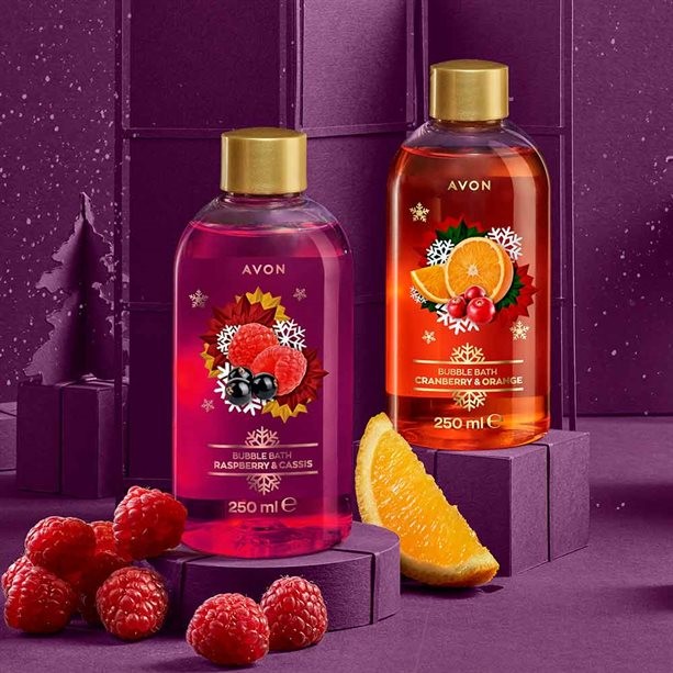 Пена для ванн с ароматом малины и черной смородины, 250 мл