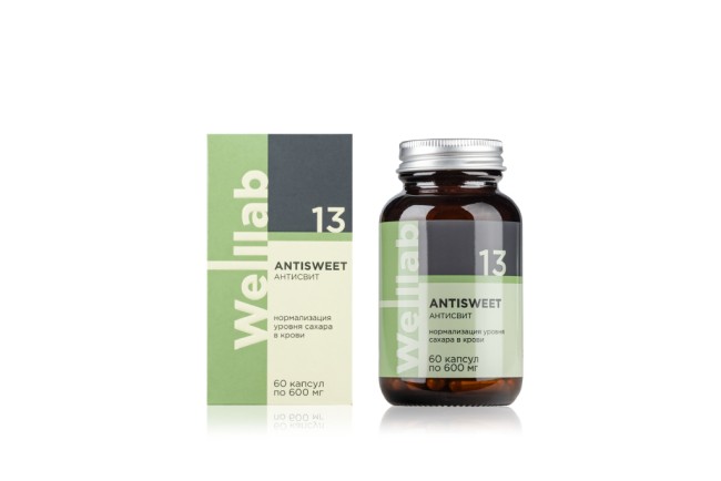 Welllab ANTISWEET, 60 капсул