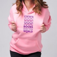 Свитшот “Boobs run the world”