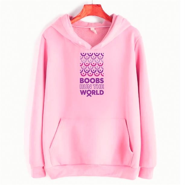 Свитшот “Boobs run the world”