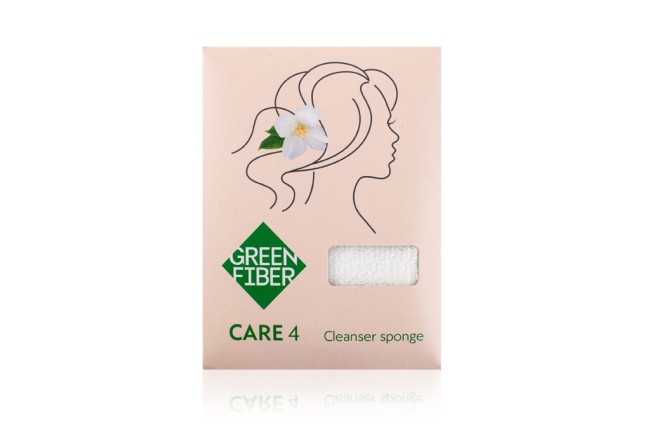 Green Fiber CARE 4, Спонж для демакияжа Green Fiber CARE 4, Спонж для демакияжа