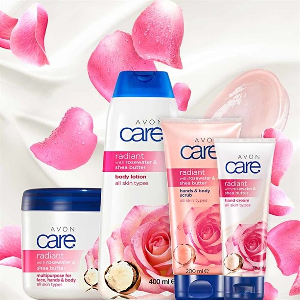 Мультифункциональный крем с розовой водой и маслом ши "Сияние"