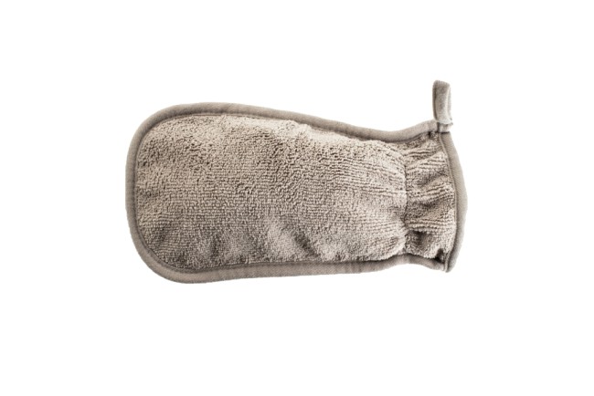 Green Fiber CARE 5, Варежка-скраб для душа, серая Green Fiber CARE 5, Варежка-скраб для душа, серая