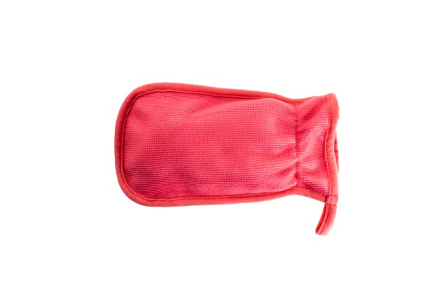 Green Fiber CARE 5, Варежка-скраб для душа, коралловая Green Fiber CARE 5, Варежка-скраб для душа, коралловая