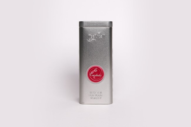 Teavitall Cardex 6, металлическая банка 100 г Teavitall Cardex 6, металлическая банка 100 г