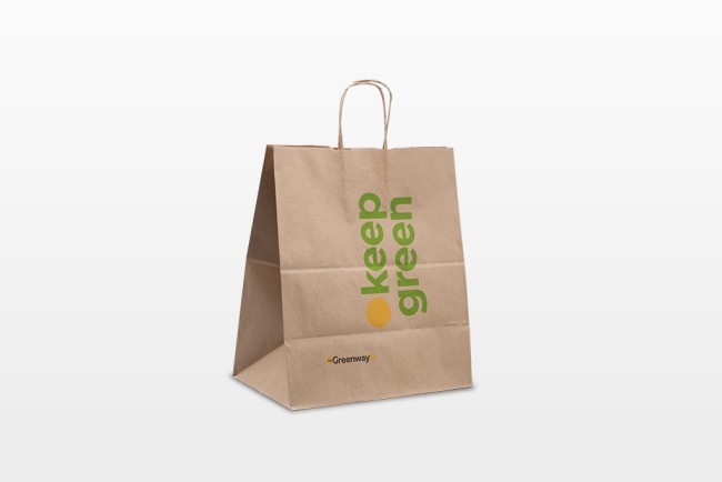 Крафтовый пакет большой