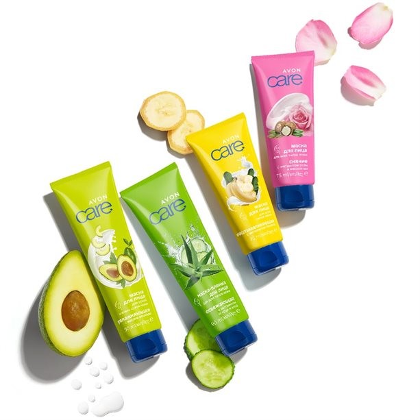 Освежающая маска-пленка для лица с экстрактом огурца и алоэ, 90 мл