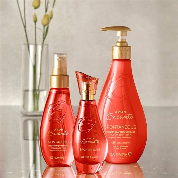 Парфюмированный спрей для тела "Коралловая магнолия", 100 мл