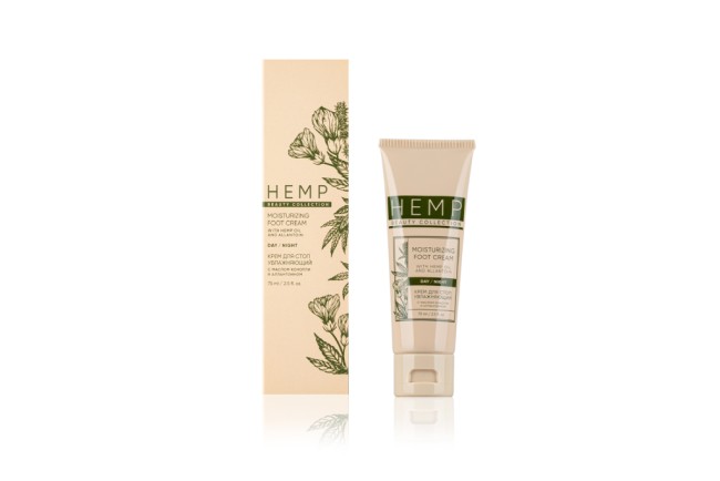 Крем для стоп увлажняющий с маслом конопли и аллантоином